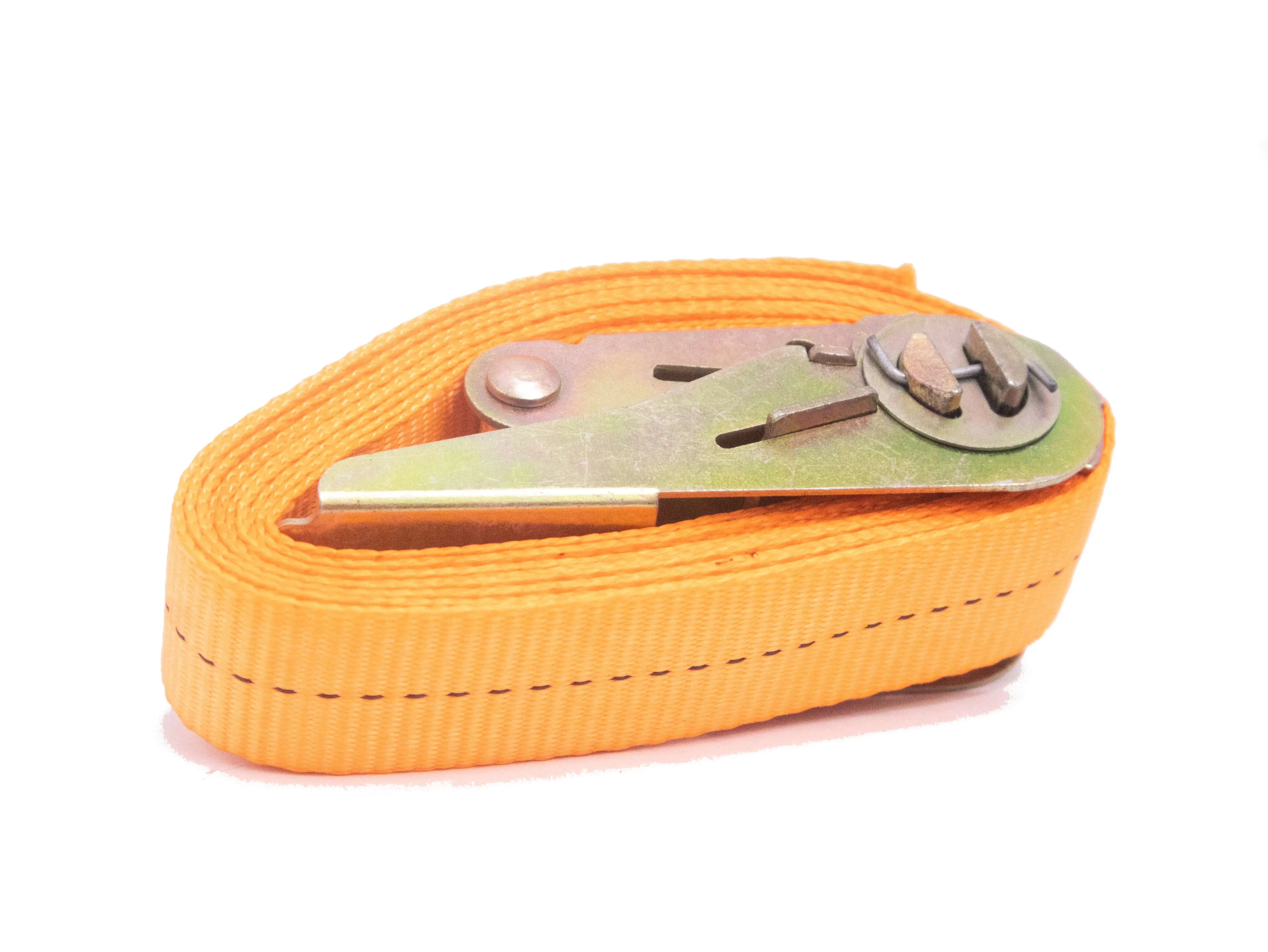 High Quality 25mm Orange Ratchet Tie down Strap with Metal Handle 10m 2 Inch Certified GS Top 1 Supplier from Vietnam No Hook