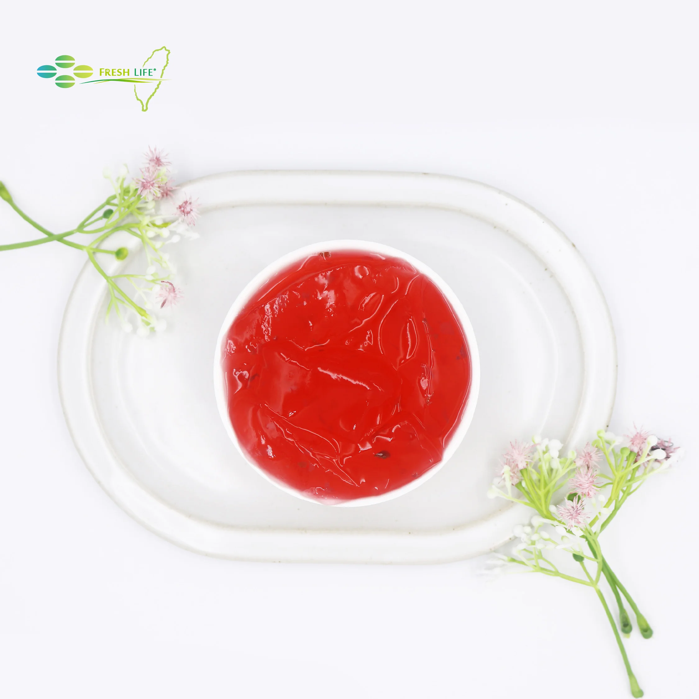 Конжак из лепестков роз для приготовления Пузырькового чая ингредиенты