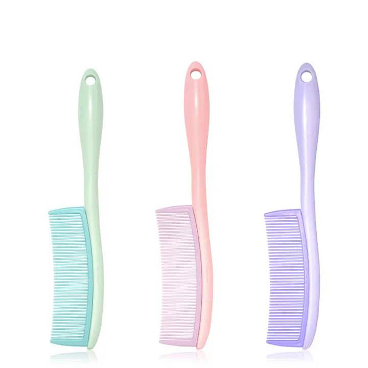 Модная Высококачественная Антистатическая ручка с узкими зубьями, пользовательская салонная целлюлозная ацетатная расческа для волос