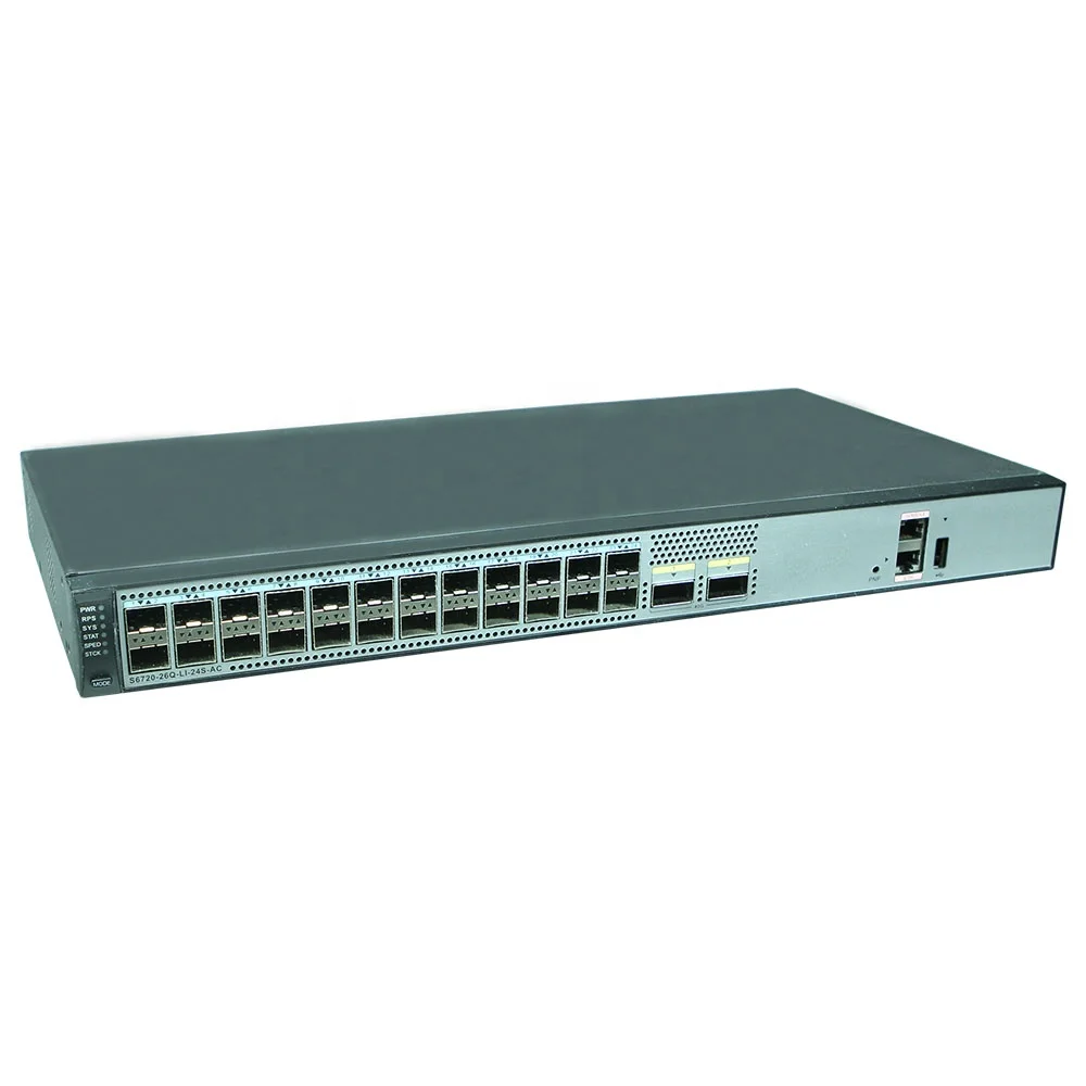 24 Ports Simplified 10 GE Ethernet Switch 6720-26Q-LI-24S-AC Managed Gigabit Switch of Competitive Price