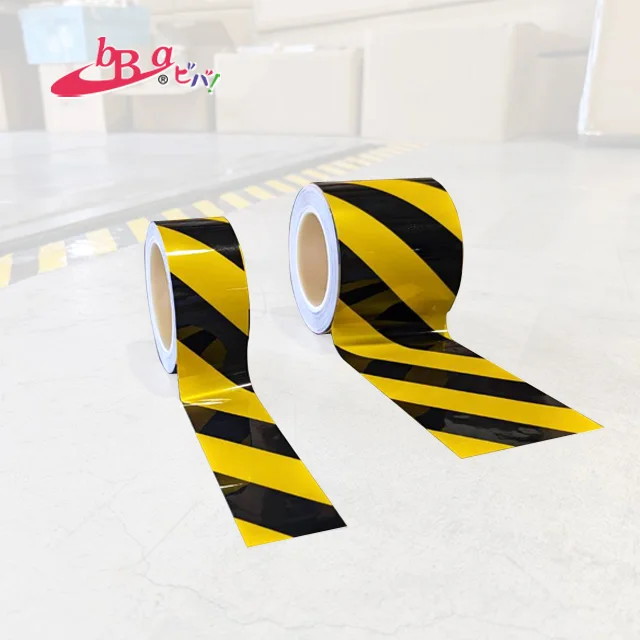 High Quality Tape Factory Safety Measures with Floor Markings Hazard Warning Tape with High Adhesion strong adhesive sticker