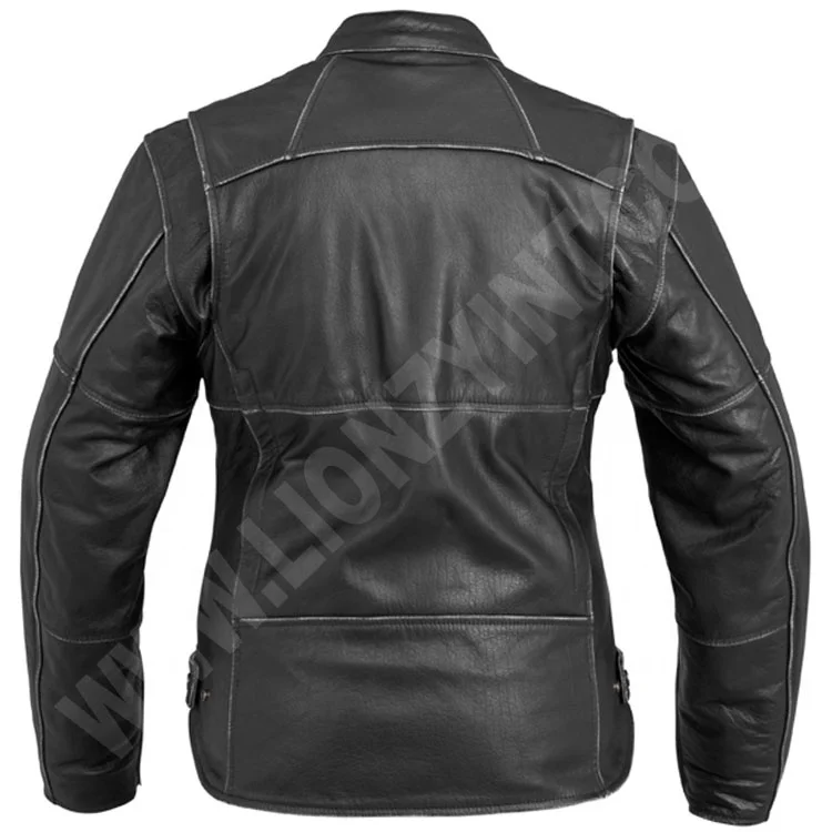 OEM New High Quality White PU Best Selling Price High Quality Ladies Women Leather Jacket