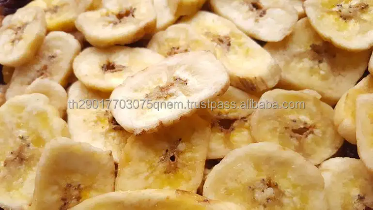 Healthy Snack and Top Quality Premium Grade 100% Natural Banana Chips From Thailand