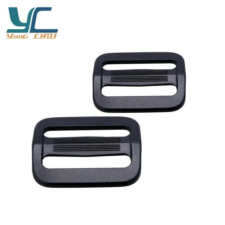 Backpack strap plastic adjustable tri glide slider buckles