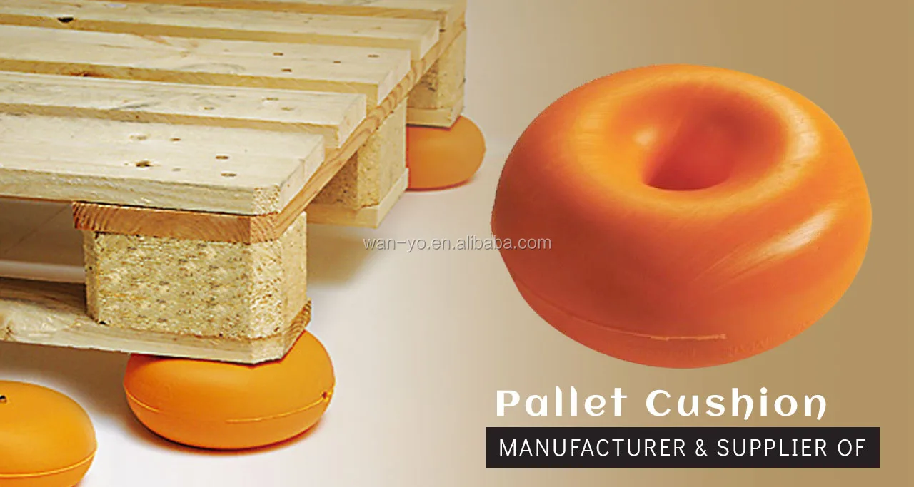 WAN-YO Orange Hardigg Skid Mates Air Dampened Cushions For Pallet