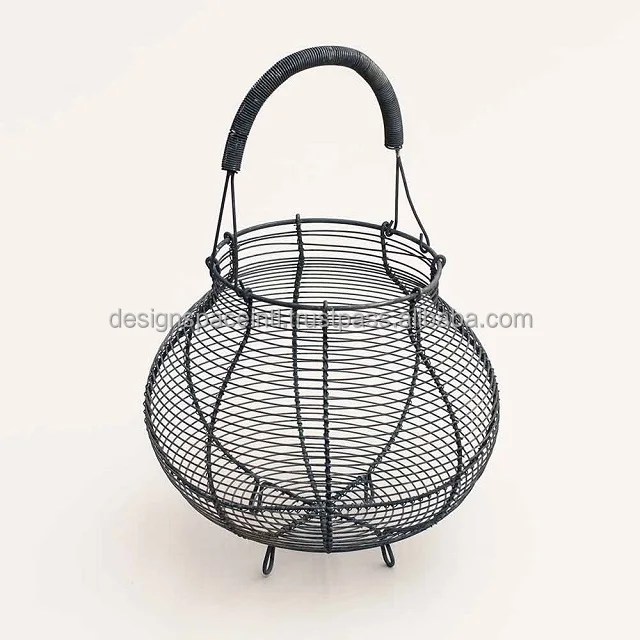 Creative Metal Wire Kitchen Storage basket with good price