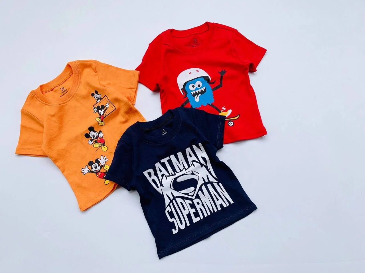 Wholesale Kids Clothing Casual 95% Cotton and 5% High Quality Fabric Colorful T-Shirts with Logo for Children Aged 9 Years