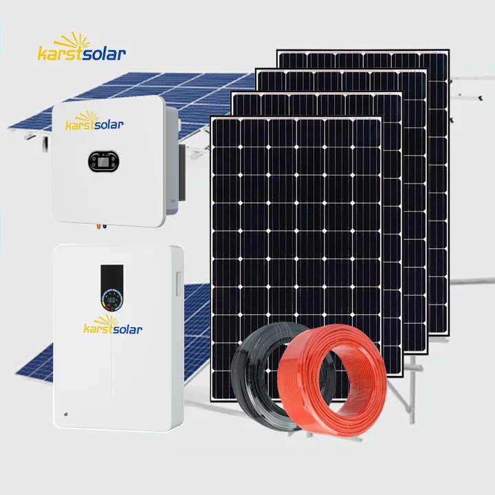 Hybrid Solar System 8kw 10kw 20kw Energy For Home Station Storage Solutions Customization Complete Kit