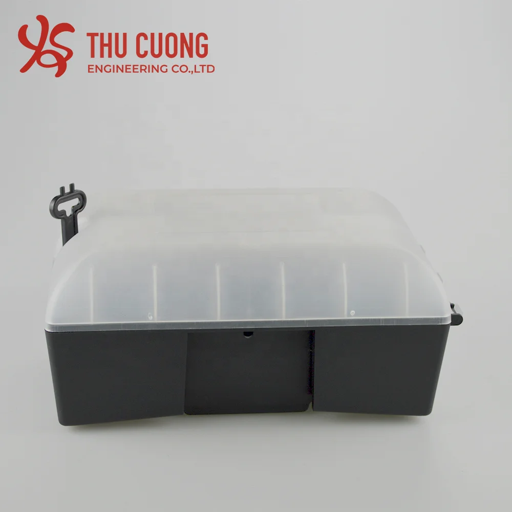 Efficient And Easy Set Mice Snap Trap Pest Control Easy To Place Durable Quality Human Combatting Mice Rat Catch Plastic Box