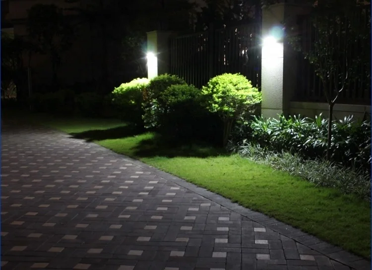 SL860 Solar Wall Light Outdoor Waterproof Spot Light Street Light Triple Led Solar Wall Lamp with motion sensor