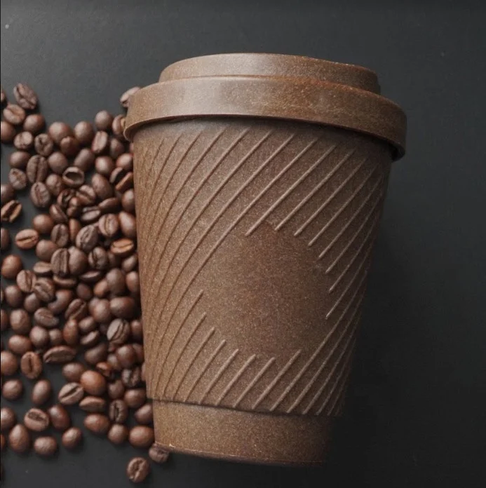 Minimalist Design Custom Logo Togo Coffee Cup 300ml Easy to Bring Along Eco Friendly Products 2023 From Vietnam