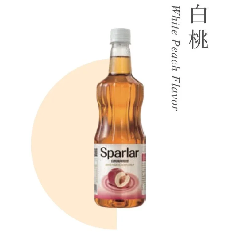 Ready To Ship LMC Taiwan Supplier White Peach Fruit Syrup for Any Any Beverage Applications