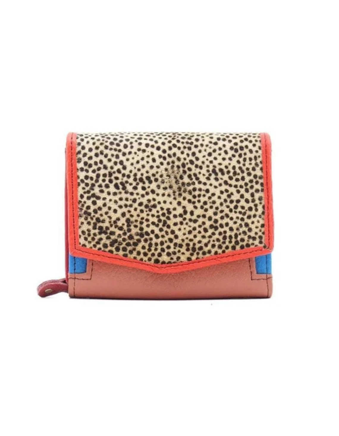 Handmade Leather Wallet Women Multi colored Leather Coin Purse Small Soft Woman Card Holder Wallet with Compartments