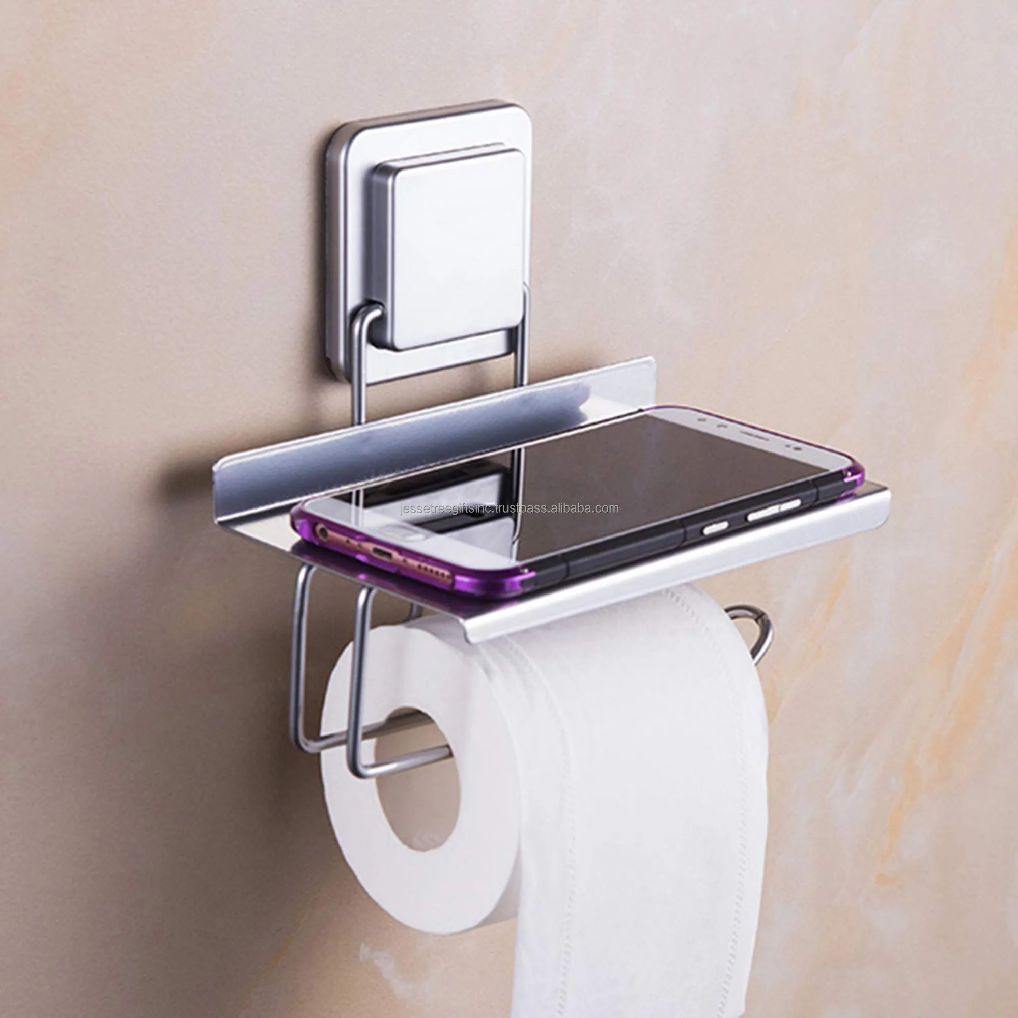 Stainless Steel Toilet Paper Holder Modern European Style With Chrome Plating Finishing Excellent Quality For Organization