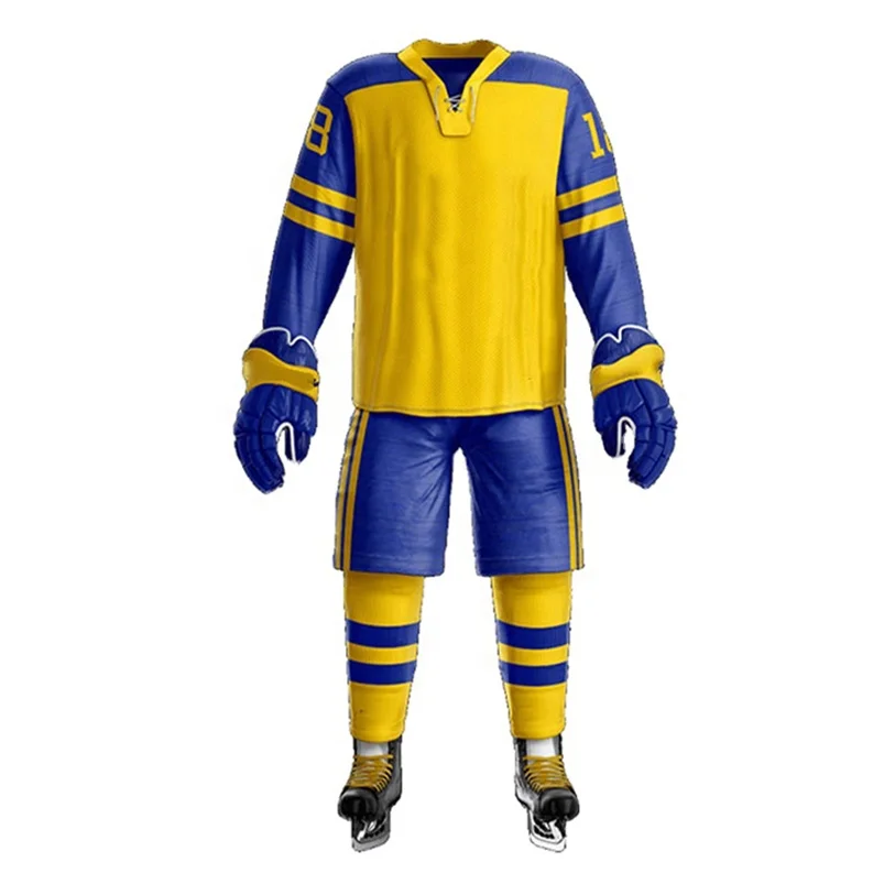 2024 Wholesale Best Quality New Style Sublimated Ice Hockey Uniform Fully Customized Ice Hockey Uniform Set