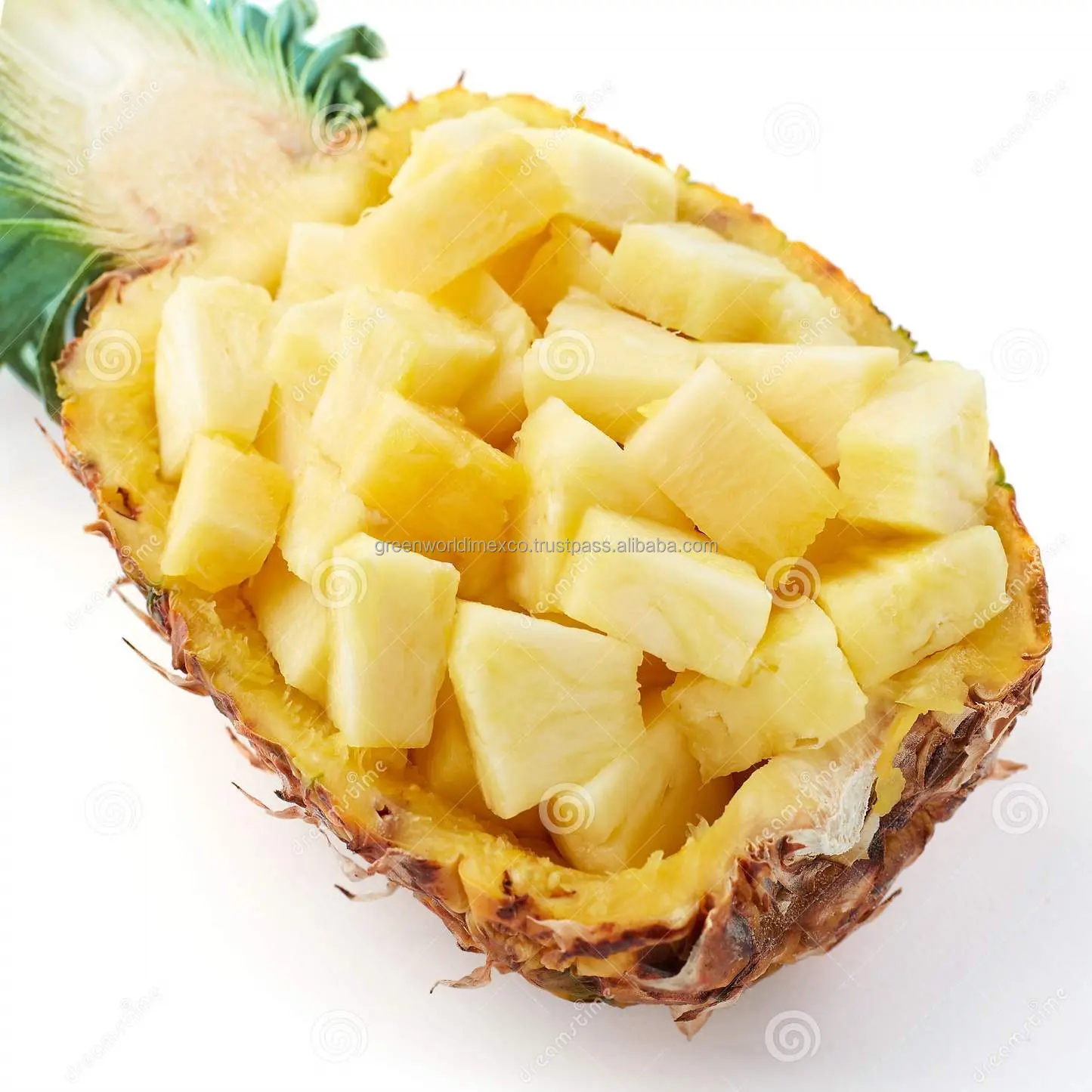 HOT!!!IQF PROCESSING LINE BULK FROZEN PINEAPPLE CUBE - COMPETITIVE PRICE WITH HIGH QUALITY - GOOD CHOICE IN THIS MONTH