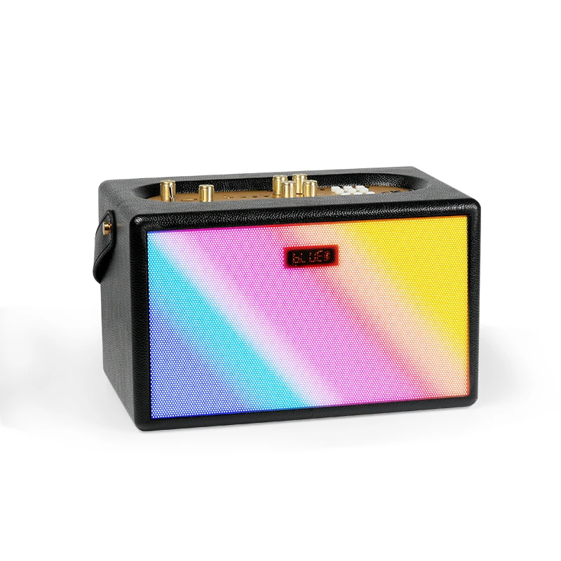 Portable Speaker With Live Streaming Earphone Monitor Wired Wireless Mic Battery Function Bluetooth Speaker