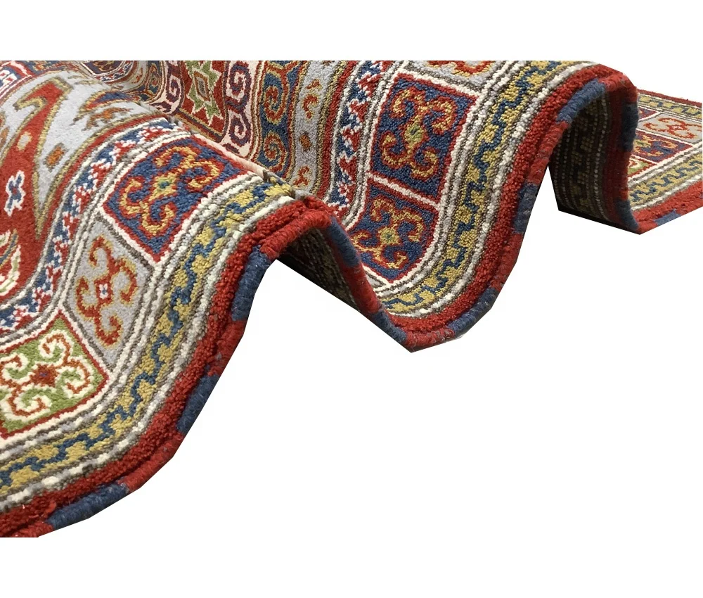 Affordable Hand Knotted Carpet for Living Room I Colourful Decorative Rug for all Season I Trendy Area Rug