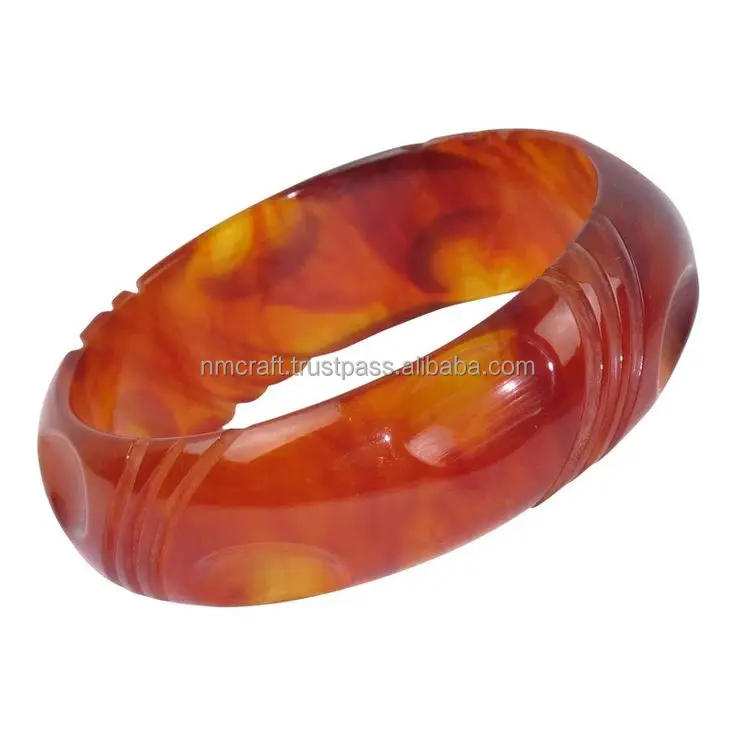 Antique Style Resin Bangle Multi Color Woman and Girls Wear Use Bracelet for Sale by N M CRAFT