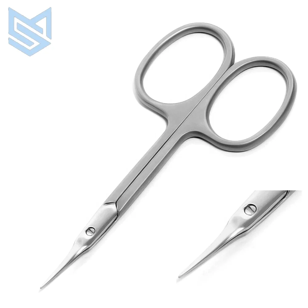 Professional Heavy-duty Pedicure Stainless Steel Eyebrow Grooming Scissors