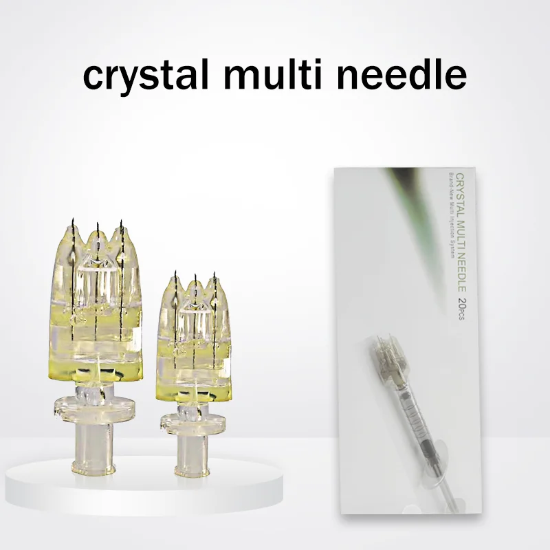 beauty gun skinbooster meso luer adapter syringe crystal 5-pin replaced chain stitch sample mesotherapy micro multi needle
