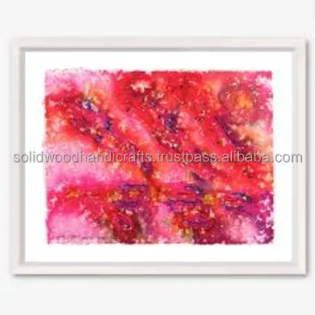 High Quality Customize 3D Deep Flowers Display Case Table Top Solid Wood Memory Box Frame Art Shadow Box