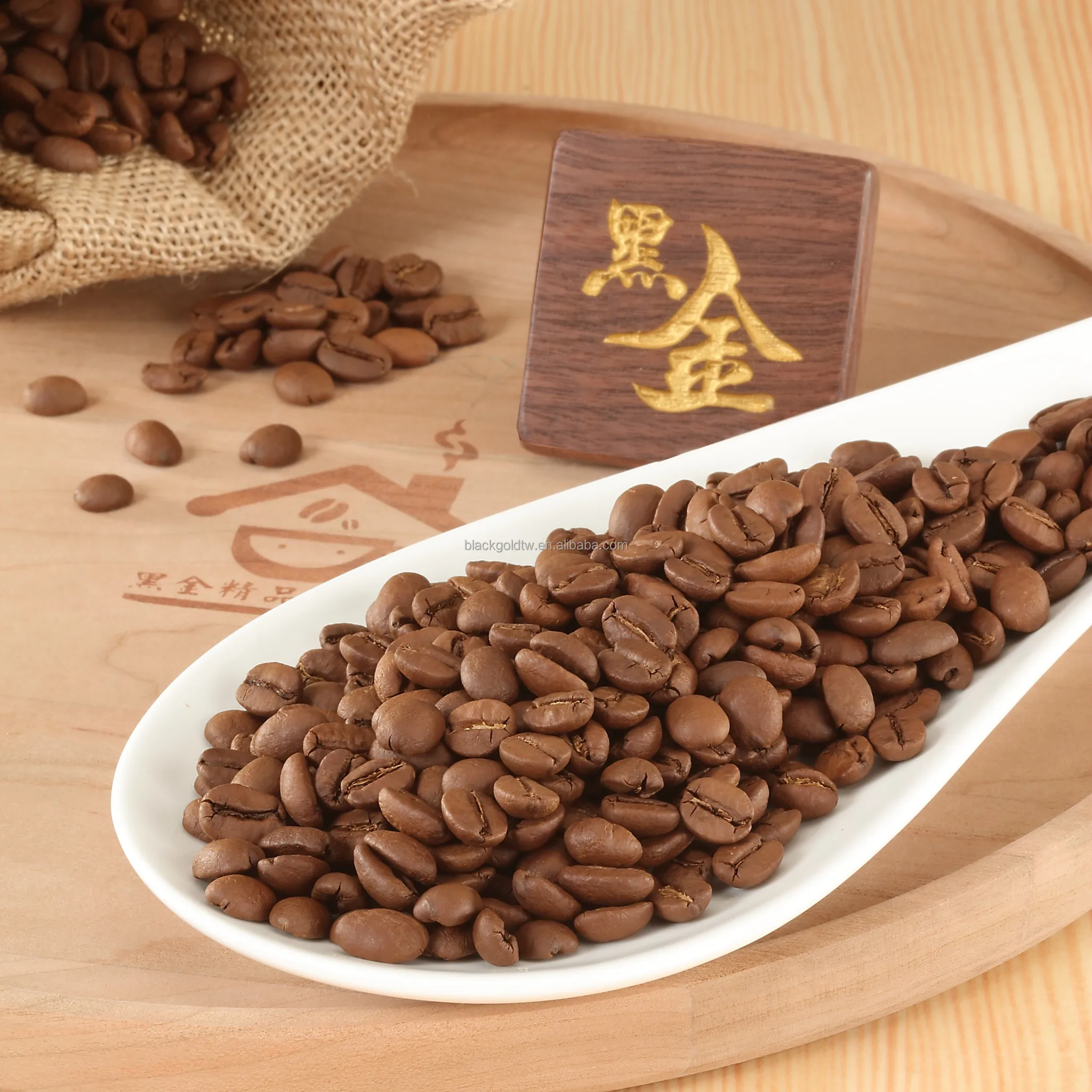 Black Gold Premium Quality House Blend Medium Roasted 100% Arabica Coffee Beans