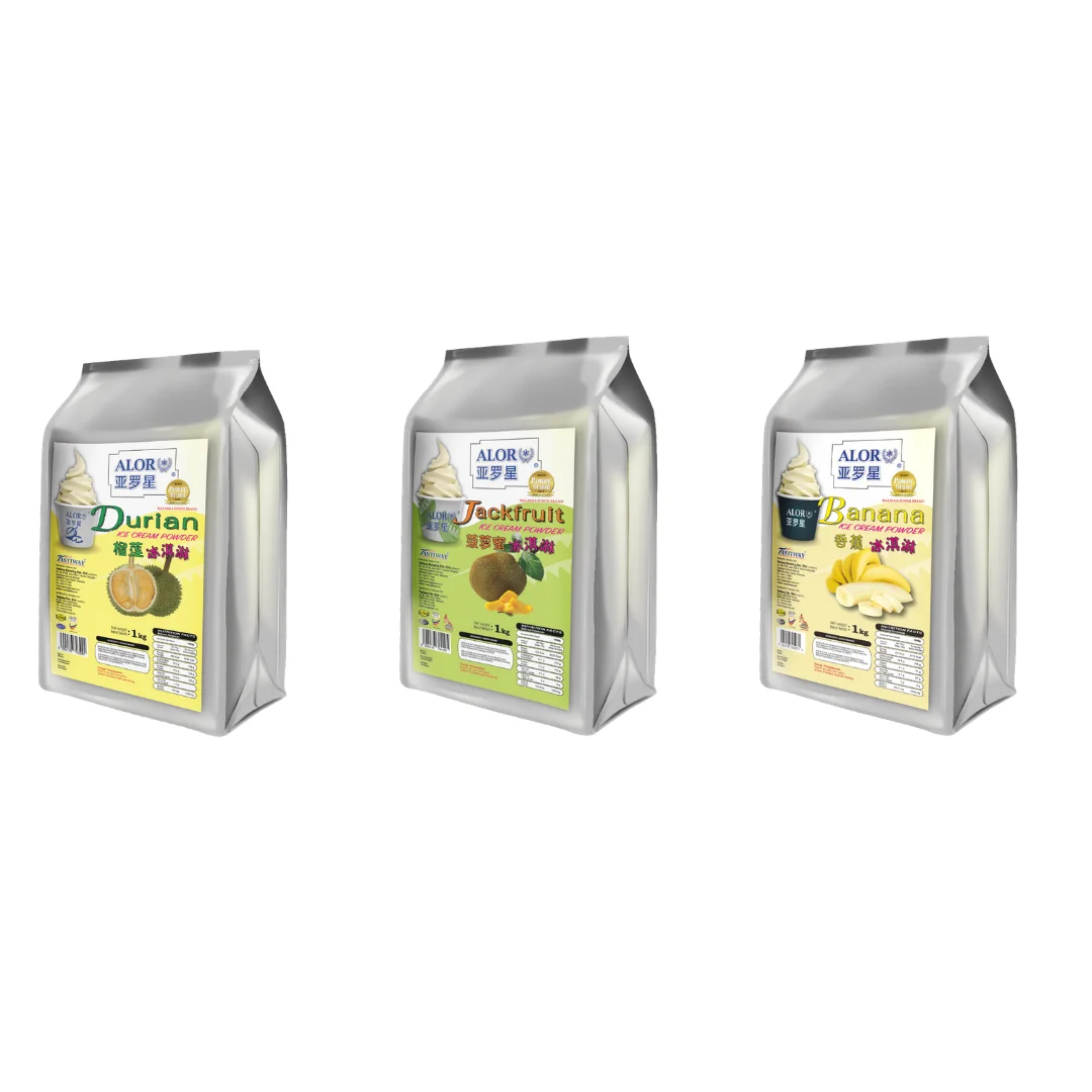 Refreshing Halal ISO Certified Jackfruit Soft Serve Ice Cream Powder Dried Sweet Flavor 1kg Food & Beverage