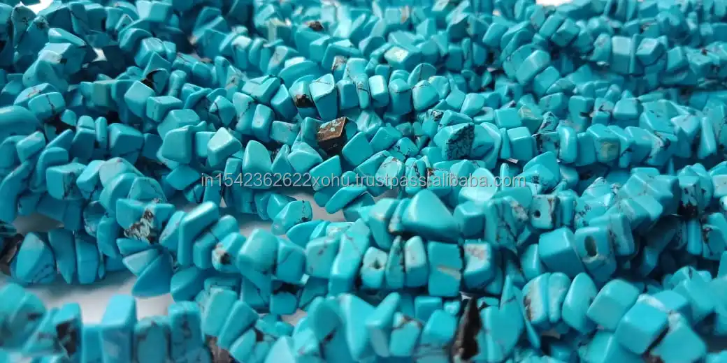 Бирюзовые необработанные бусины длиной 4-5 мм/34 дюйма доступные разумные цены оптовый заказ очень приветствуется