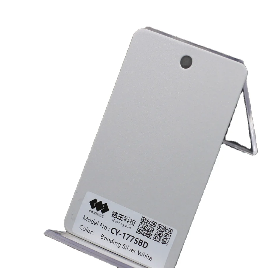 Spray On Metal And Aluminium  Powder Coating  Metallic Silver White   Polyester Powder Coating Powder