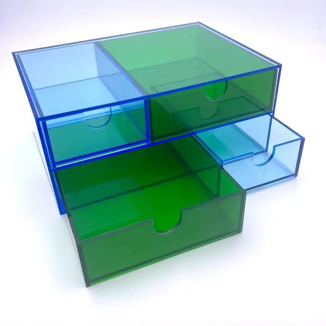 2024 лучшие продажи в США Великобритания Япония изготовленные на заказ Акриловые Настольные Ящики