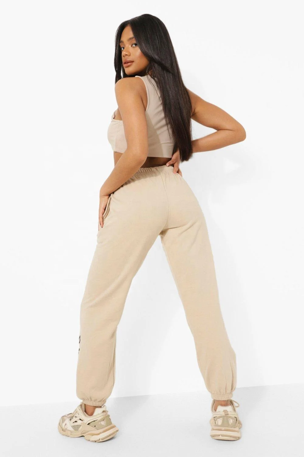 2022 wholesale Plain Cotton Women Pants Streetwear Cargo Pants Loose Jogger Trousers Women Gym Sweatpants For Women