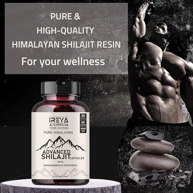 Pure Himalayan Shilajit Extract Capsules - Natural Energy Booster & Immune Support | Bulk Suppliers