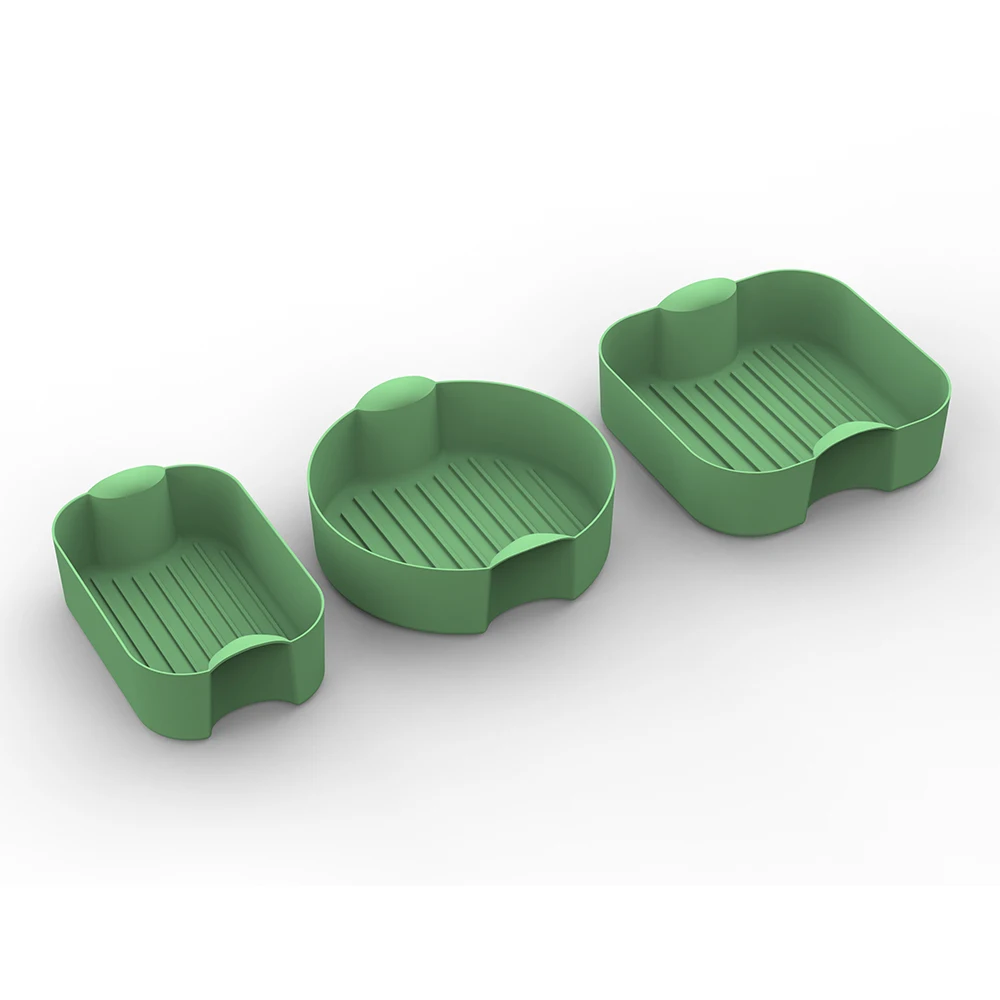 Smartpan Customized Logo Wholesale Price Air Fryer Liners Square Silicone Liners Pot Basket For Air Fryer