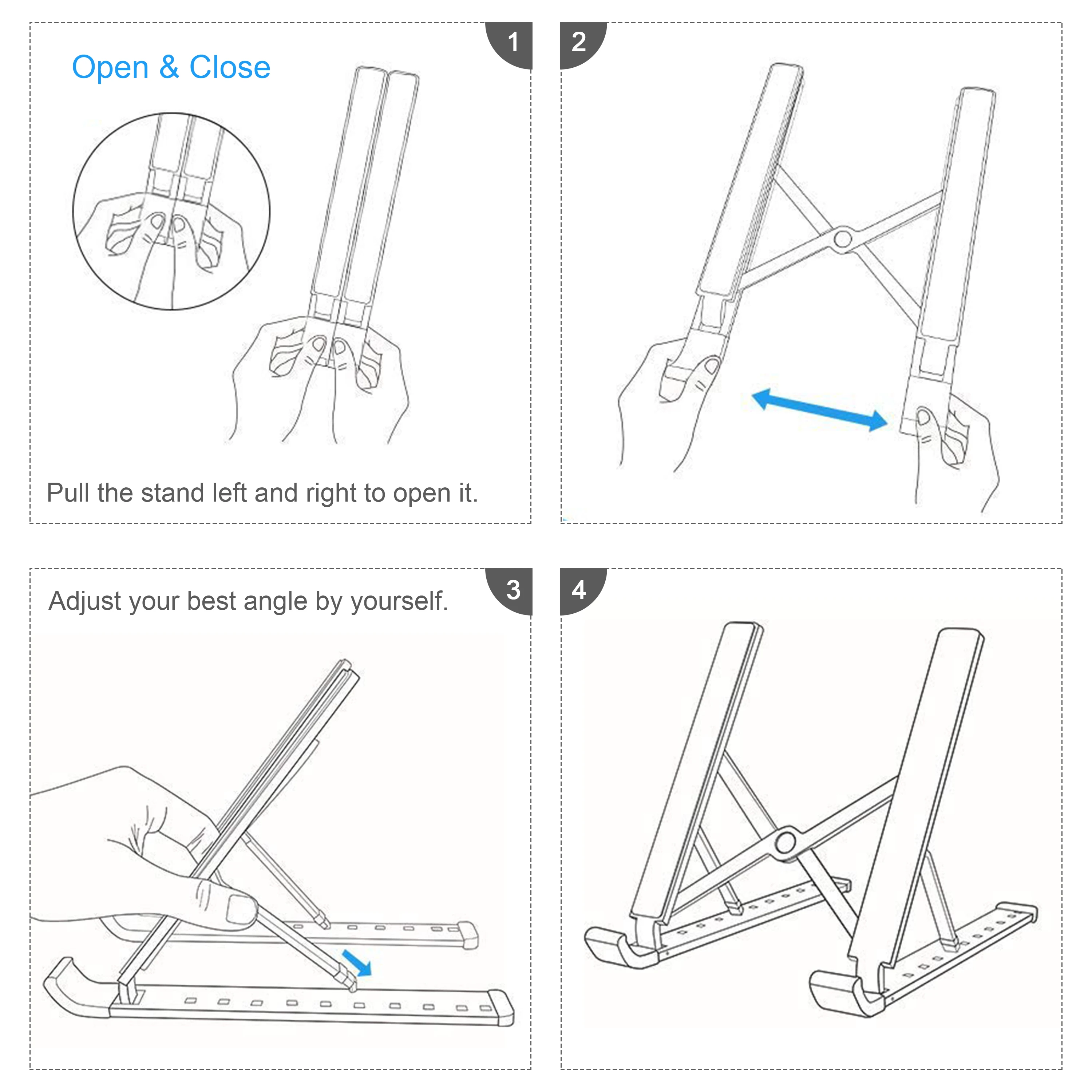Great Roc support pour ordinateur portable  notebook stand aluminium portable computer stand portatil portable pc riser