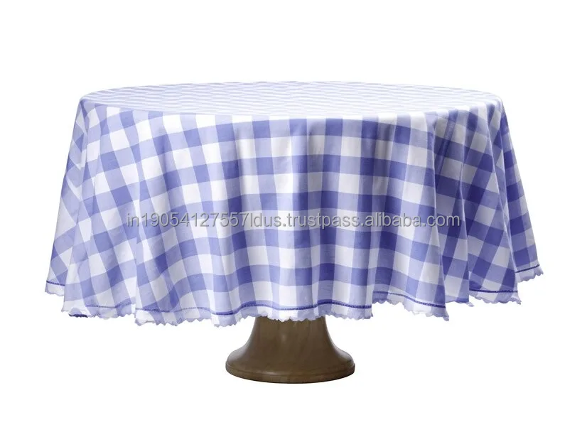 Cheap wholesale Waterproof checkered design Tablecloth for Table Protect from heat
