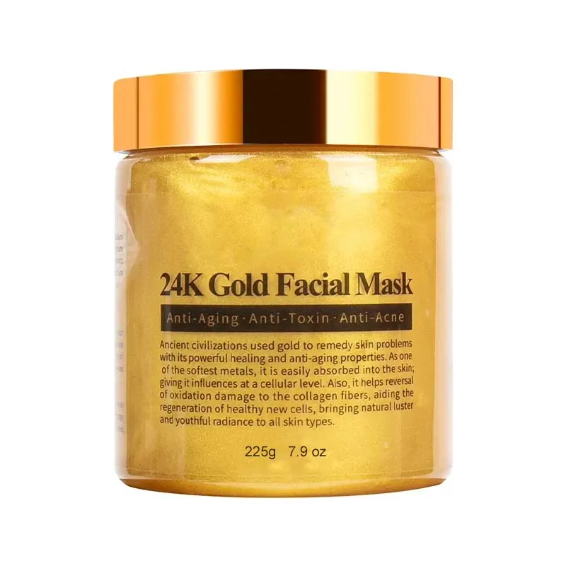 Golden Face 24K Gold Facial Treatment Spa Mask Secret Korean Ingredient 24K Gold In 20 Minutes