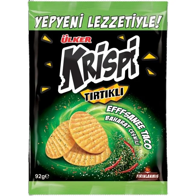 Картофельная палочка ULKER KRISPI со специями хрустящая с горячим ароматом кетчупа нахо сыр и картофель для картофеля тако