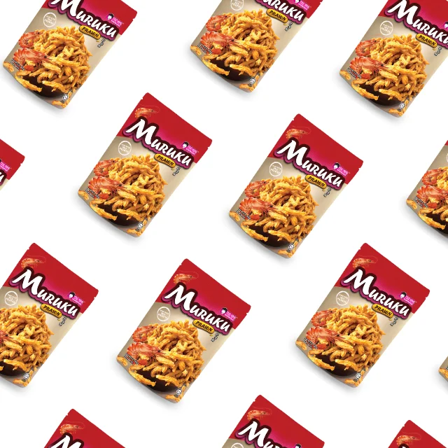 Halal Premium Muruku Custom Brand Wholesale OEM Healthy Prawn Shrimp Snack Crispy Cracker Fried Snacks, Poultry & Seafood