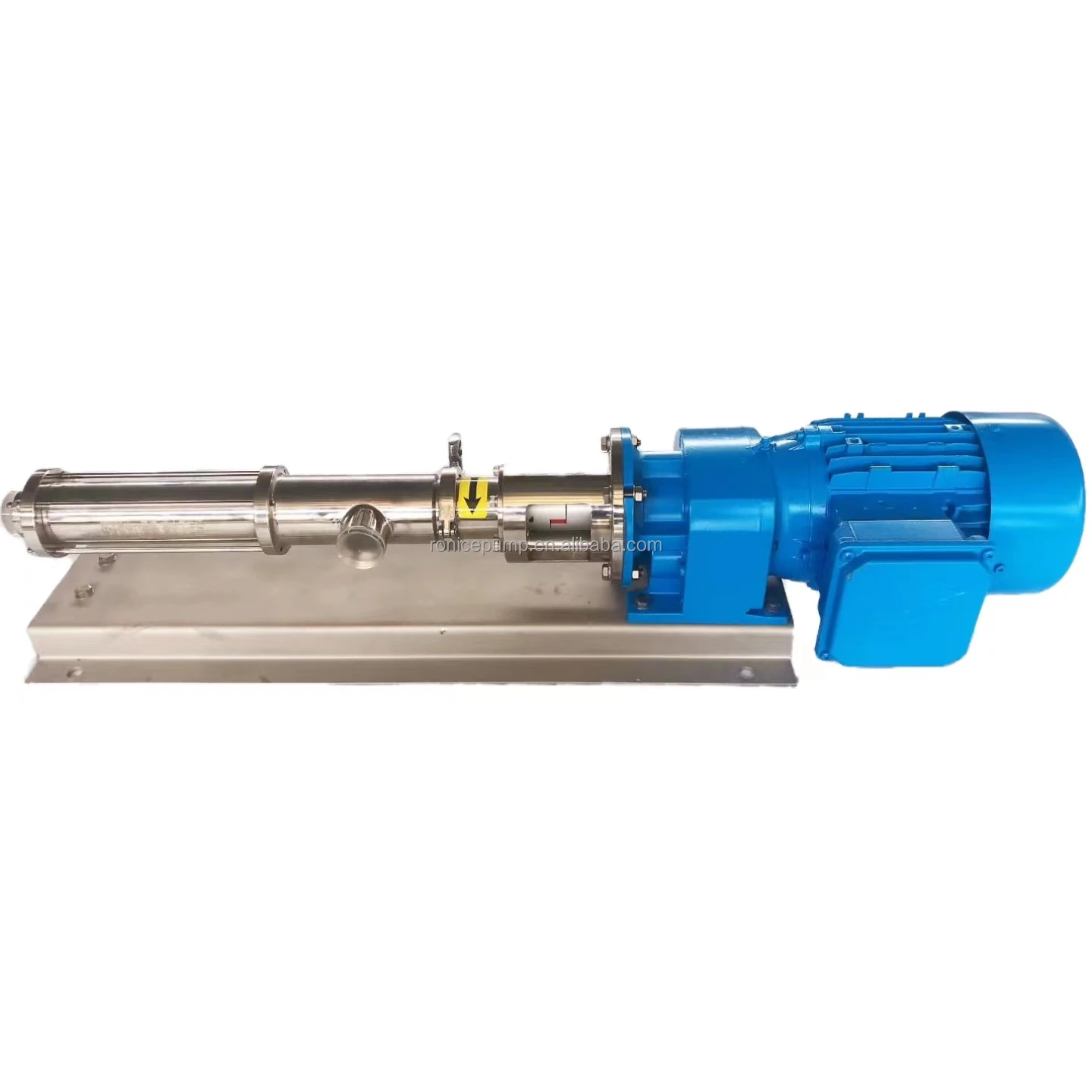 Поддерживающий одновинтовой насос высокого и низкого давления для обработки пищевых