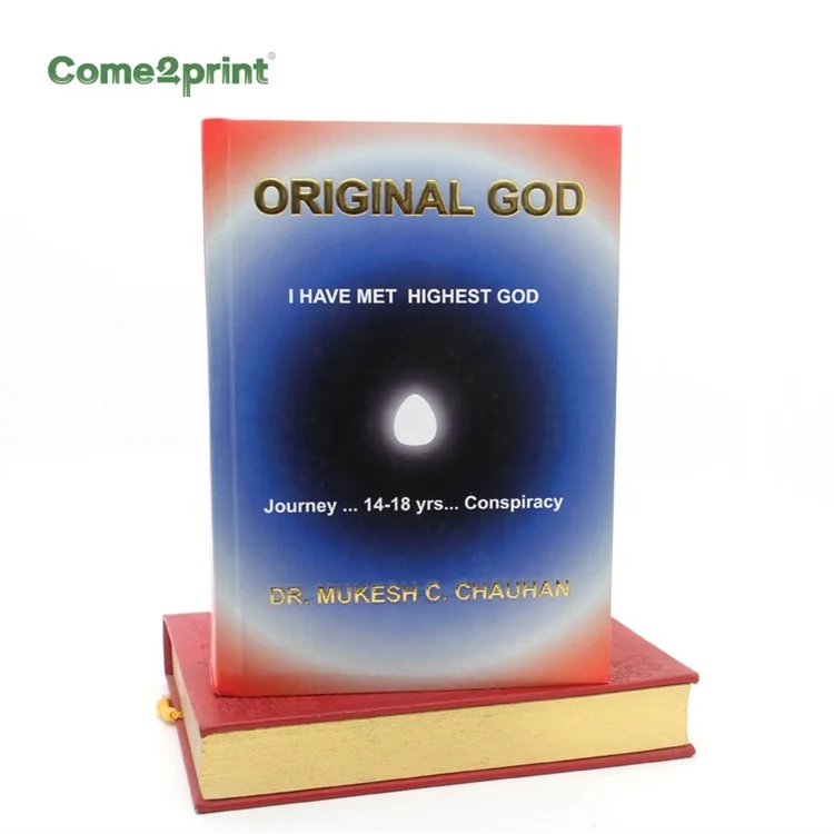 Factory Custom Book Printing Services Hardcover Books with Foil Painted Sprayed Edge Novel Book