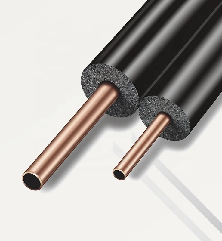 Tube Line Set 9MM Rubber Insulated Copper Pancake Coil Copper Pipe Air Condition or Refrigerator Customized