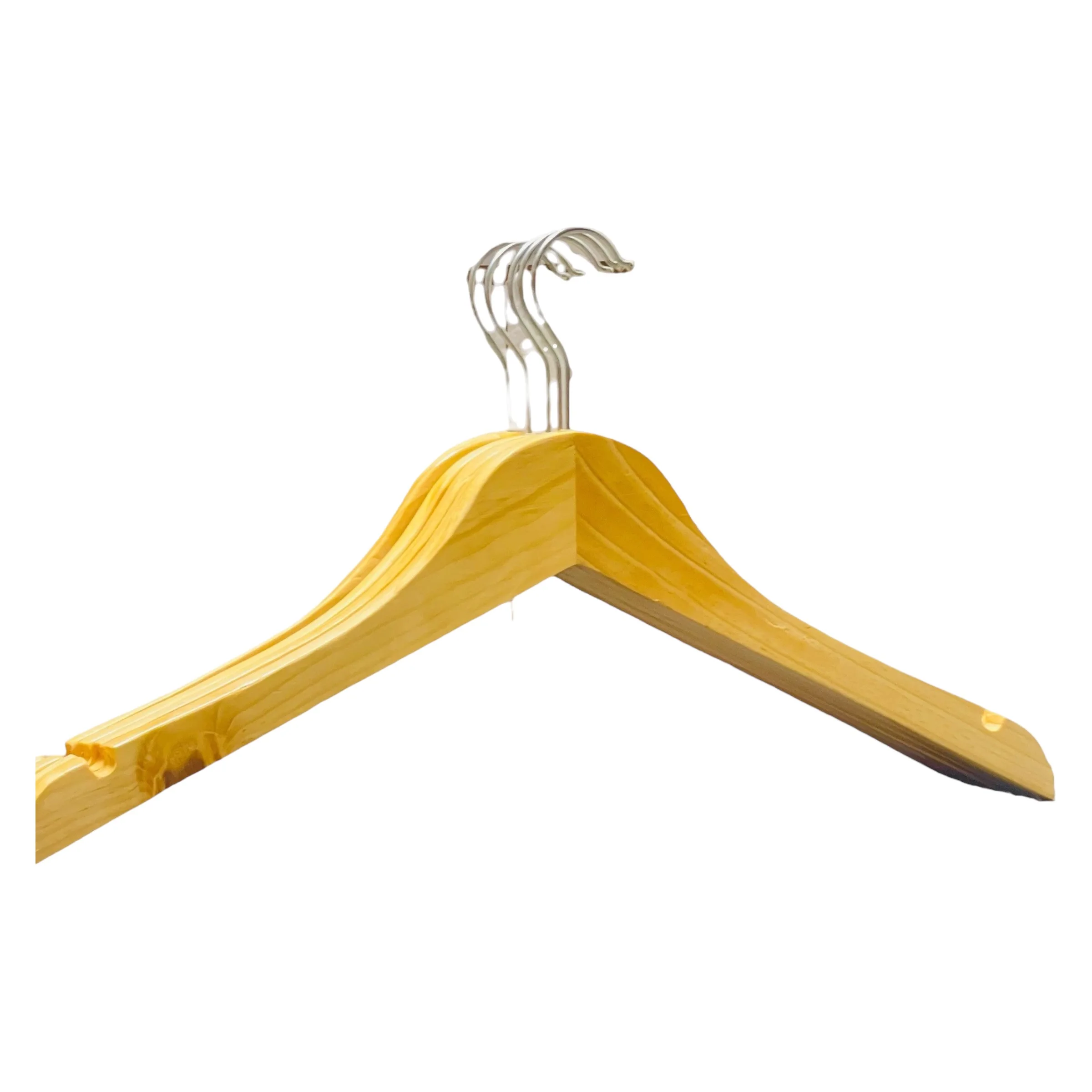 Wholesale Fast Delivery Wooden Clothes Hangers for Children & Adults with Customized Logo Premium Quality Wood Hangers