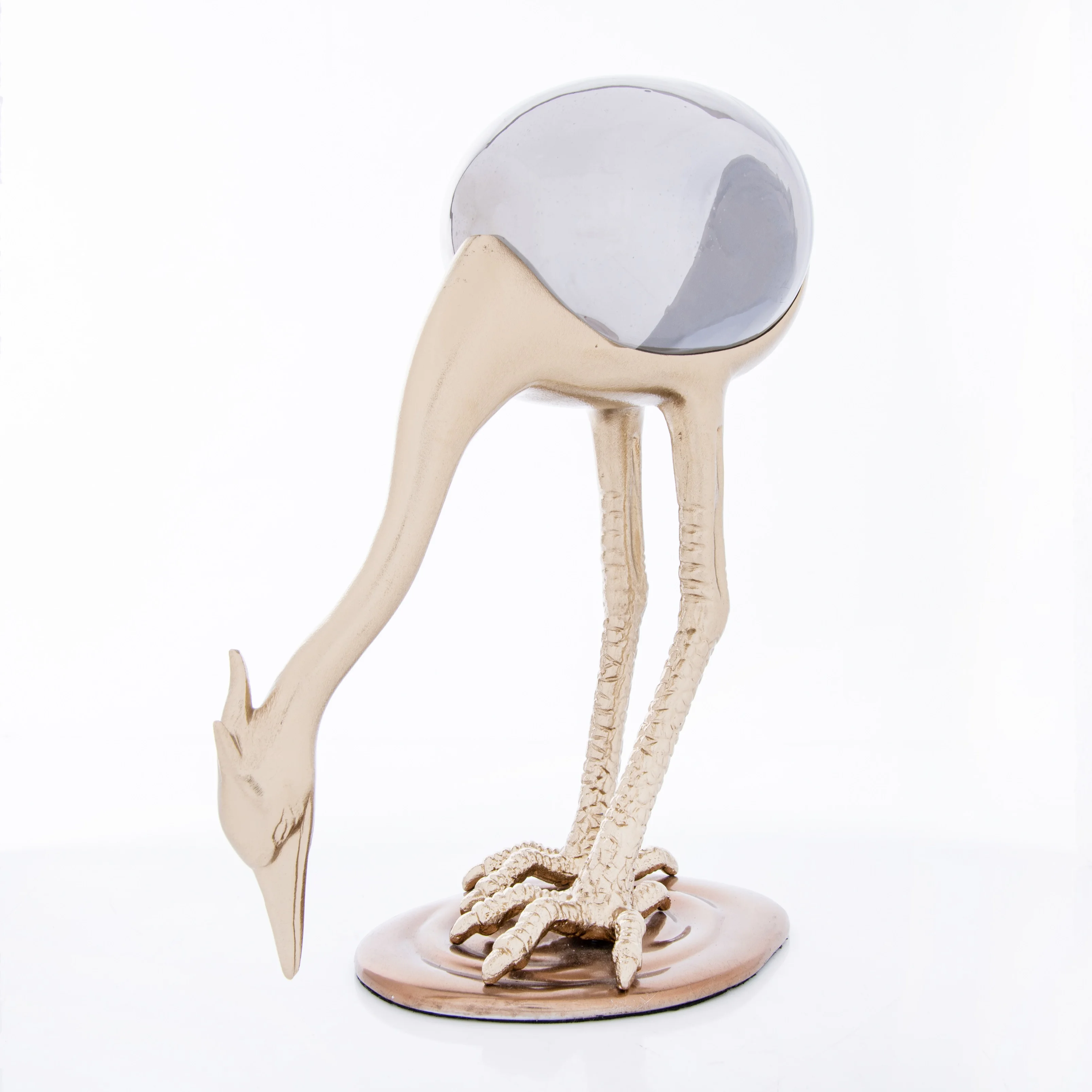 Trending Home Decor Product Idea Freestanding Bird statue Home Entrance decor ideas Metal bird collectible For office