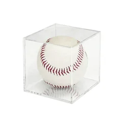 Clear Plexiglass Baseball Display Showcase Cabinet Display Clear Acrylic Box
