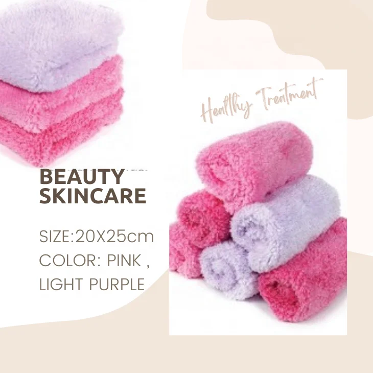 Super Soft Multi-functional Microfiber Cleaning Face Towel Makeup Erasing Cloth