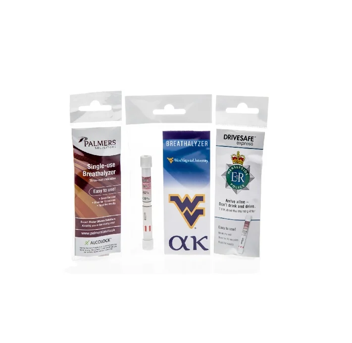 Exclusive Deal of Outstanding Quality Single Use Disposable Breathalyzer Breath AlcoGrad Alcohol Tester at Good Price