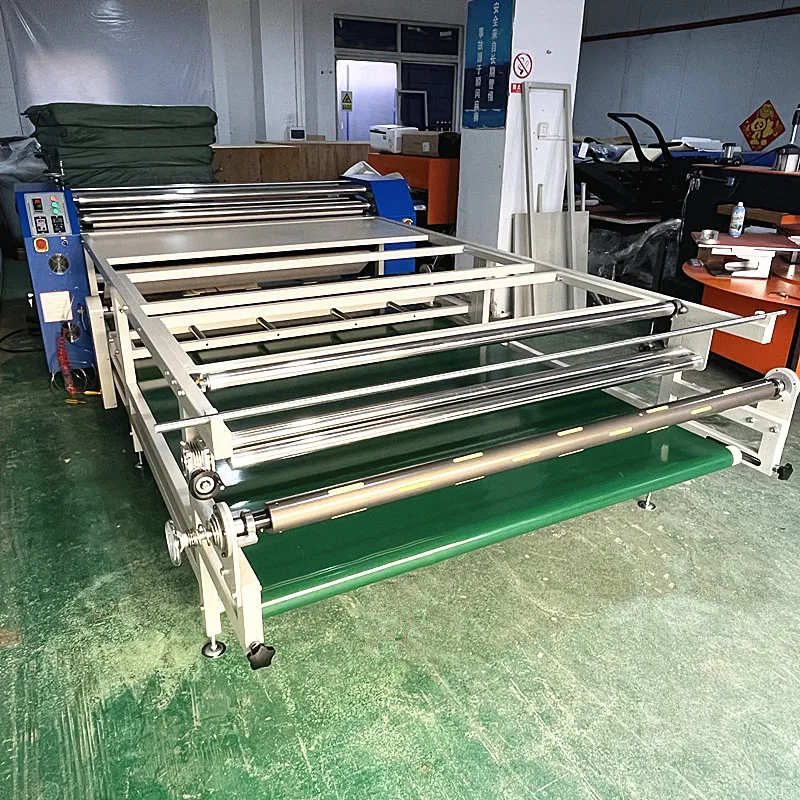 Calandra roller sublimation machine/1.8m wide roll to roll heat press machine