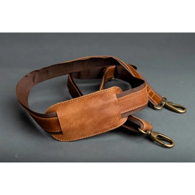 LW Multi functional Fashion Designer Messenger Bag  Detachable Strap Vintage Leather Shoulder Bag Strap