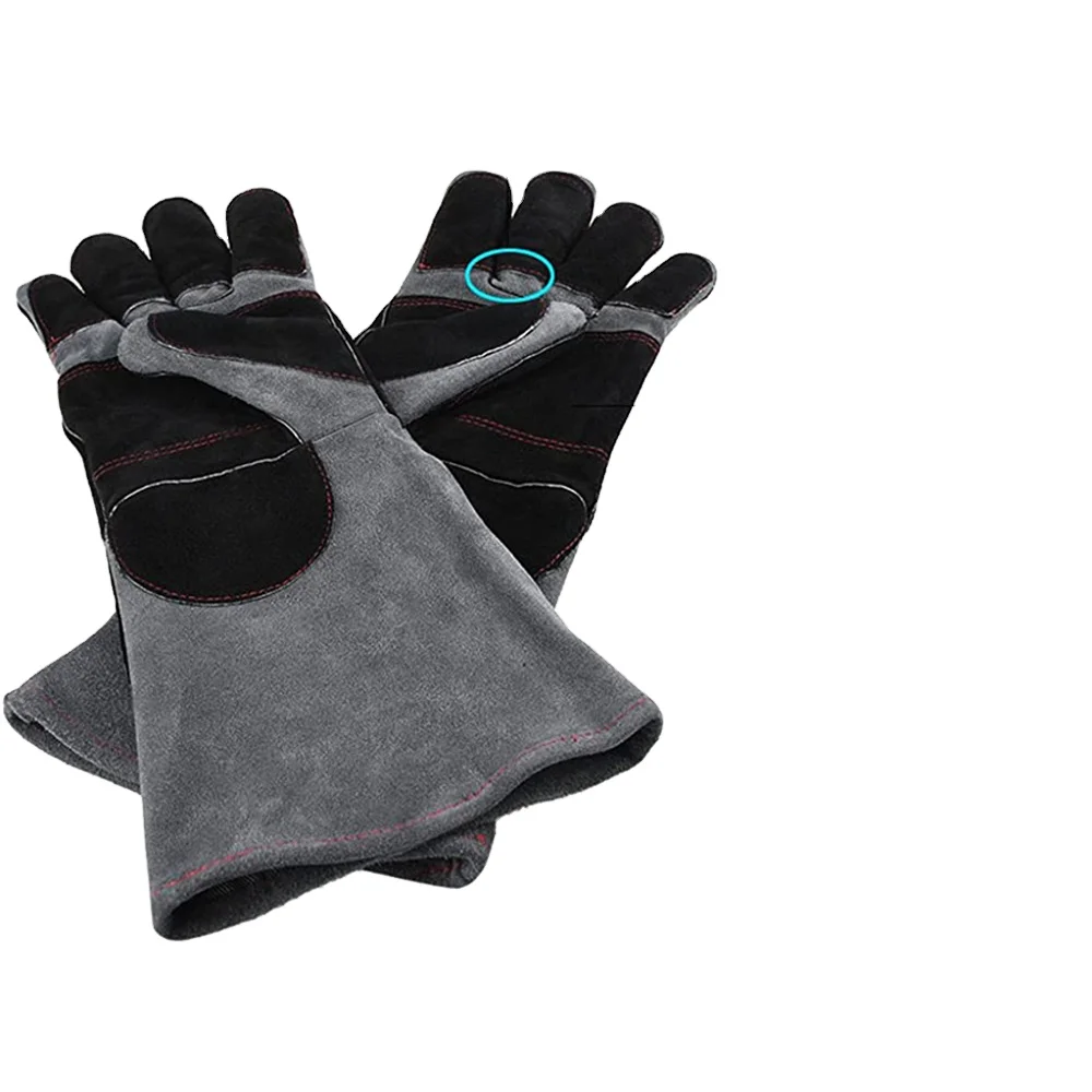 Goat Leather Welding Gloves Heat deflecting aluminized gloves